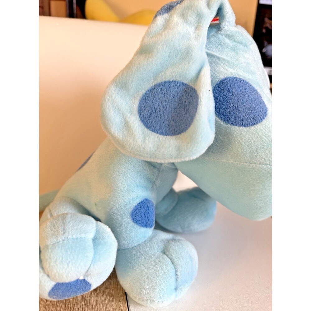 Vintage 2000s Blues Clues Blue Plush 2002 Nanco 9.5 Inch Nickelodeon Toy - Picture 2 of 9